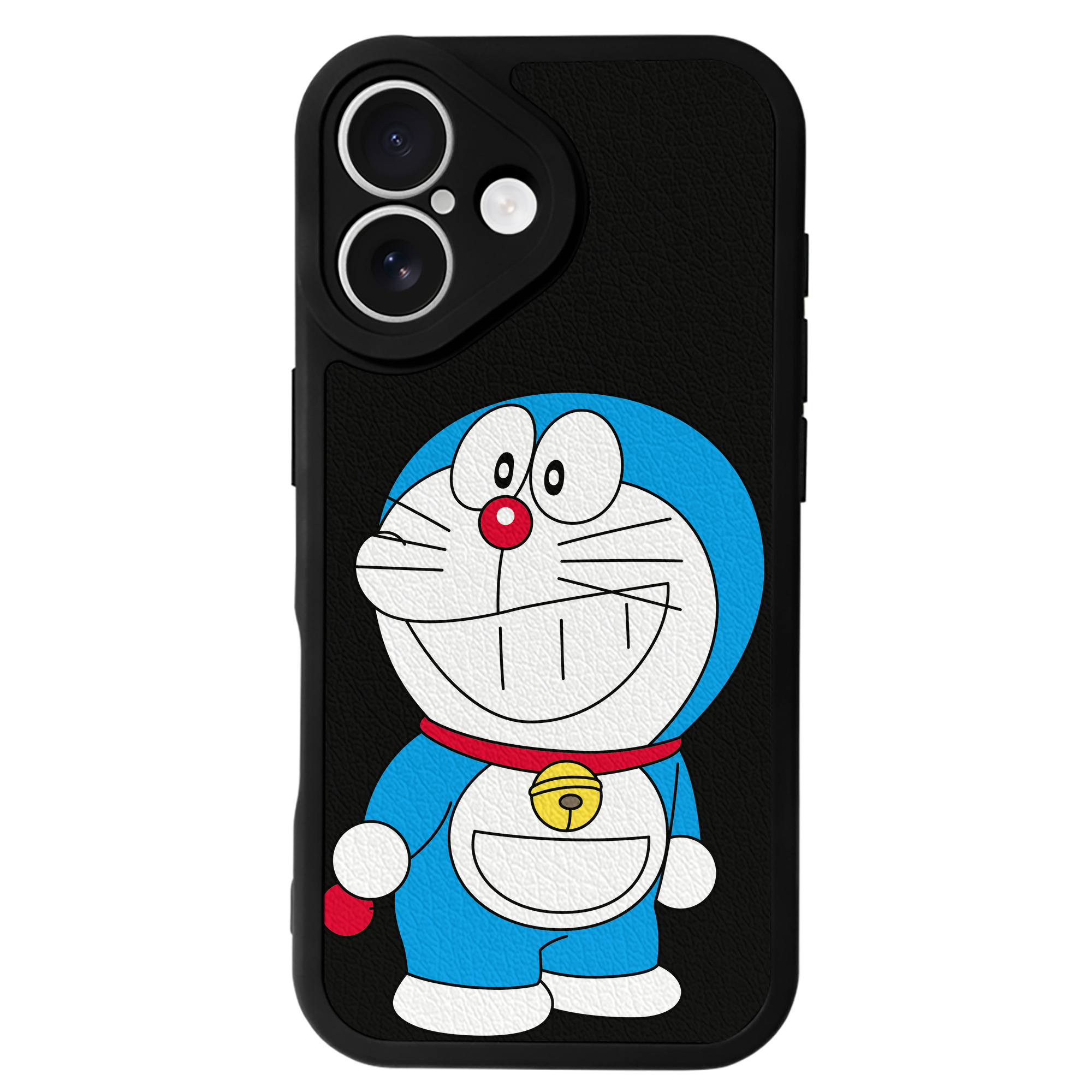 （画像用） ドラえもん Doraemon 【iPhone 16シリーズ対応】シリコンスマホケース（レザー調） 材質：シリコン